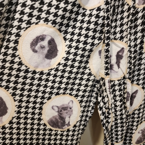 P. J salvaje Dogs Puppies Printed Pajama pant size M - Picture 5 of 13
